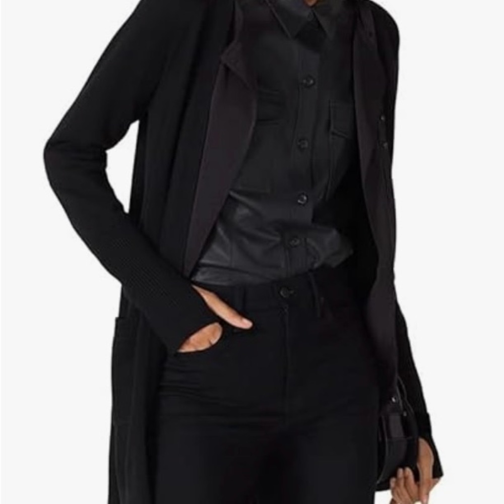 KF/KaufmanFranco Collective Mixed Media Cardigan. Size-XS